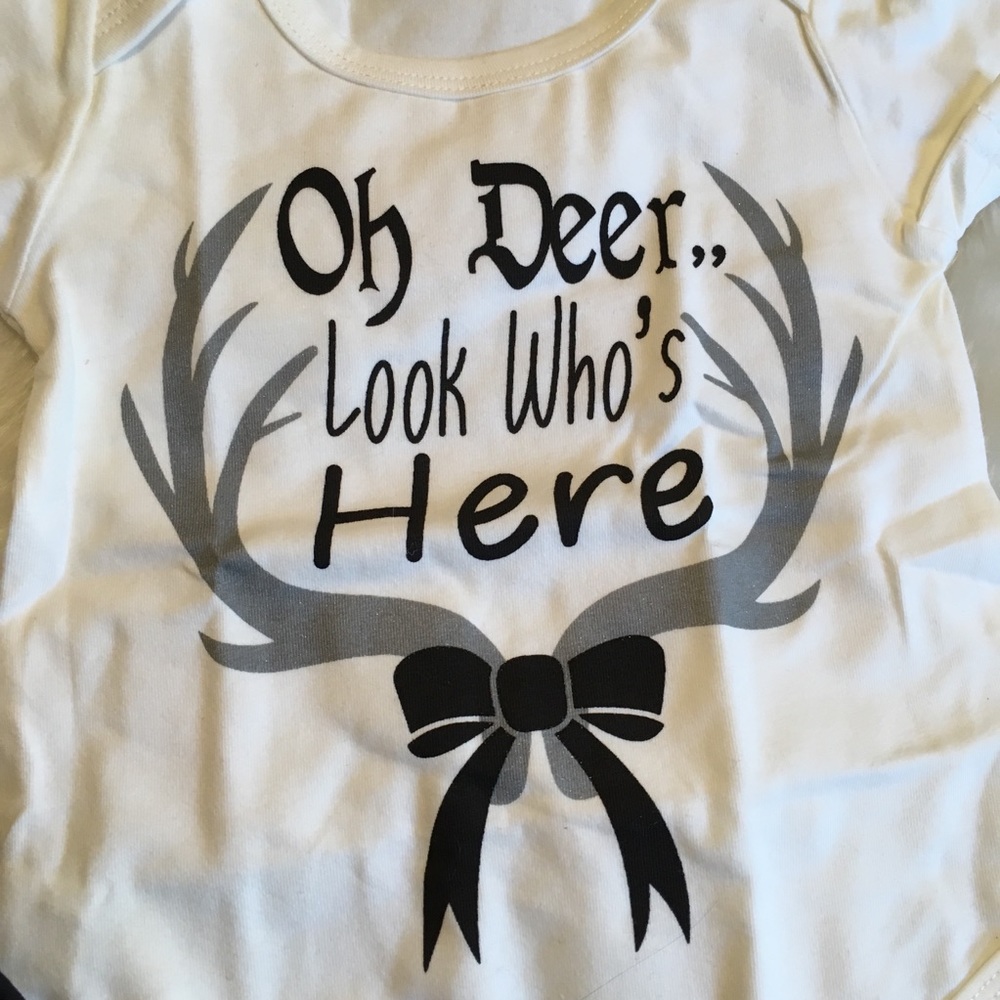 Oh Deer Look Who's Here 3 Piece Winter Set - Picture 5 of 6